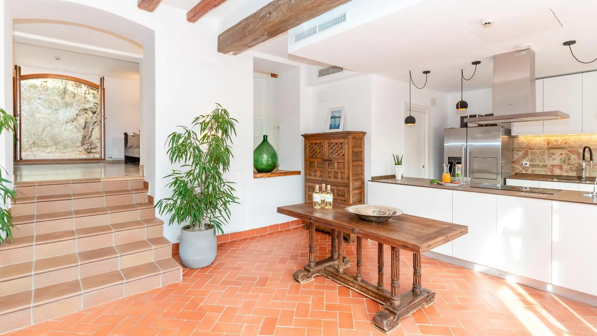 Apartment La Terraza - Grosszuegiges Appartment In Katalanischer Masia Sant Iscle De Vallalta